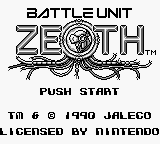 Battle Unit Zeoth screenshot 3 for GameBoy